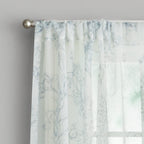 Blooming Bouquet Curtain Panel Pair, Set of 2, Floral, 40"W x 84"L | Prairie Lane - View 2
