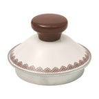 The Pioneer Woman 2.0-Quart Enamel on Steel Agatha Tea Kettle, Brown
