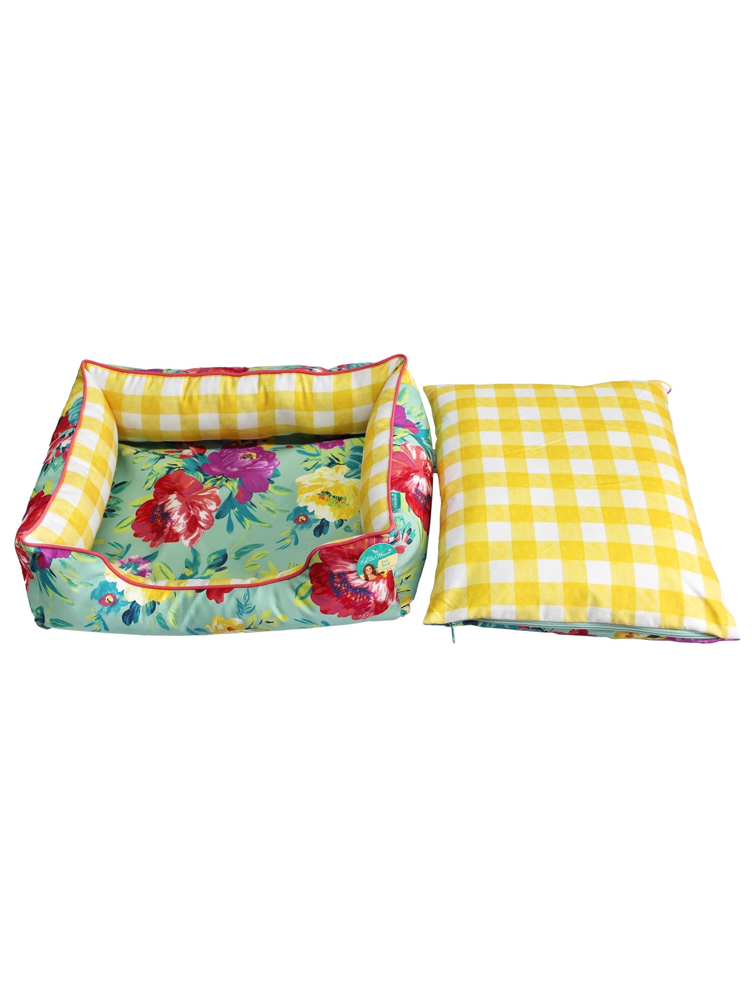Sweet Rose Medium Pet Bed, 25" x 21" | Prairie Lane - View 3