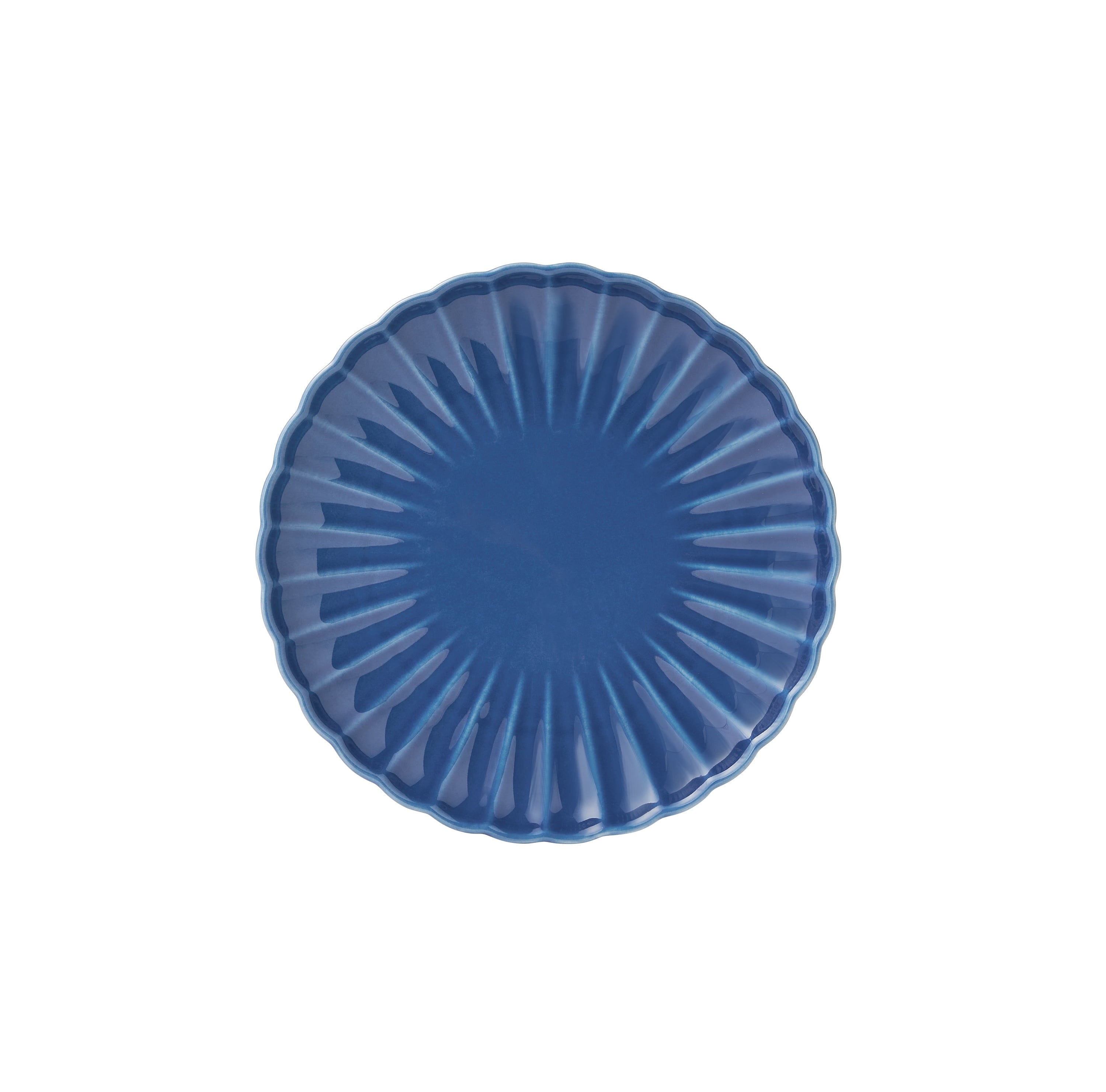 The Pioneer Woman Colette 12-Piece Stoneware Dinnerware Set, Blue