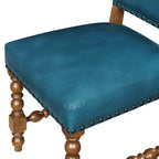 Harper Faux Leather Dining Chairs, Turquoise, Set of 2 | Prairie Lane - View 10