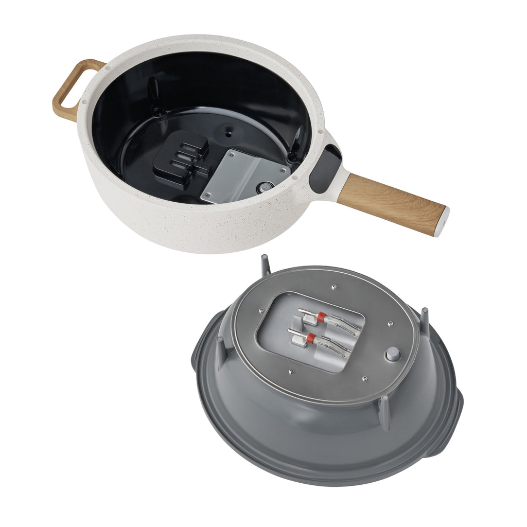 Electric Skillet with Detachable Handle | Prairie Lane - View 4