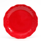 Cowgirl Lace 12-Piece Dinnerware Set, Red | Prairie Lane - View 5