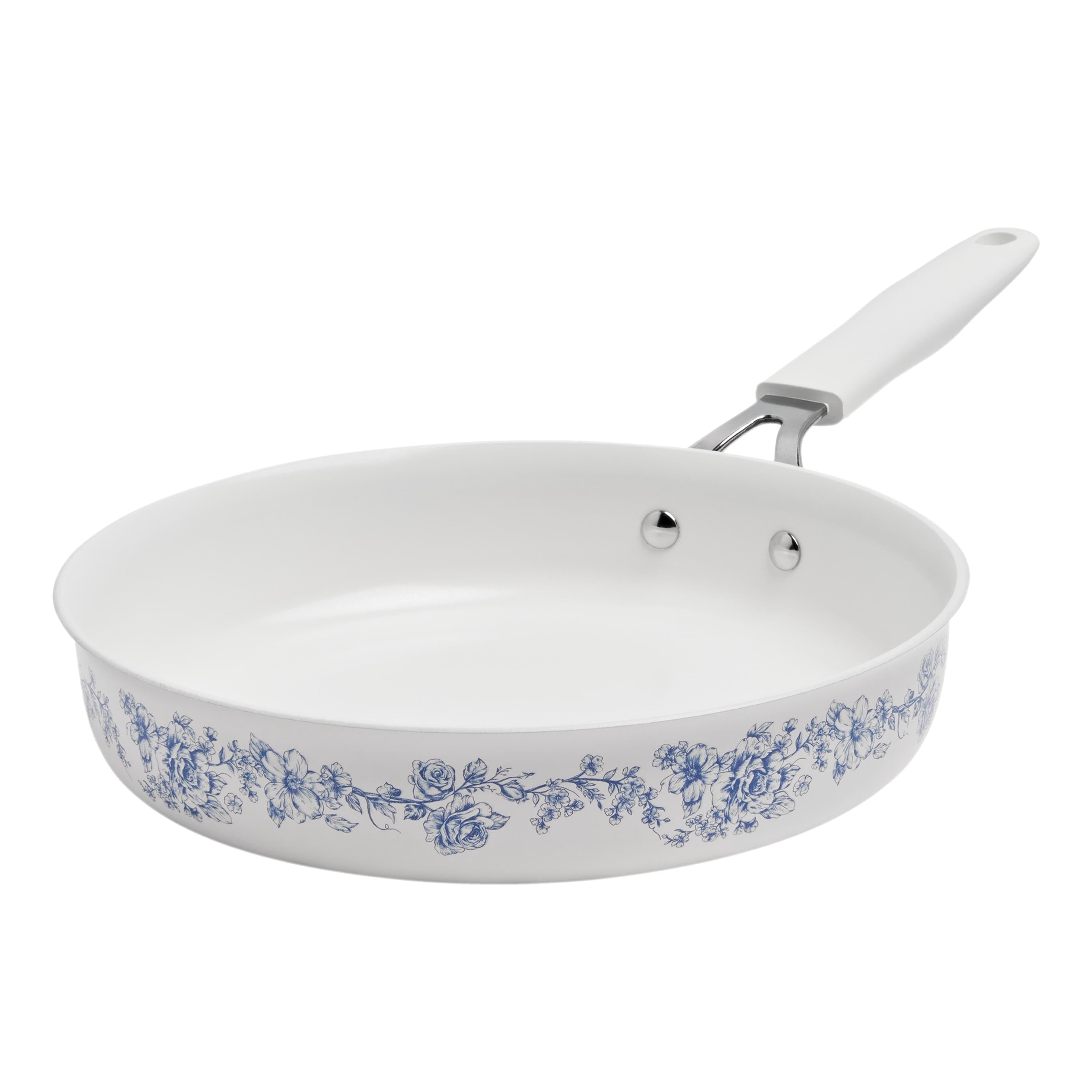 12-Piece Classic Ceramic Cookware Set, Agatha Blue | Prairie Lane - View 8