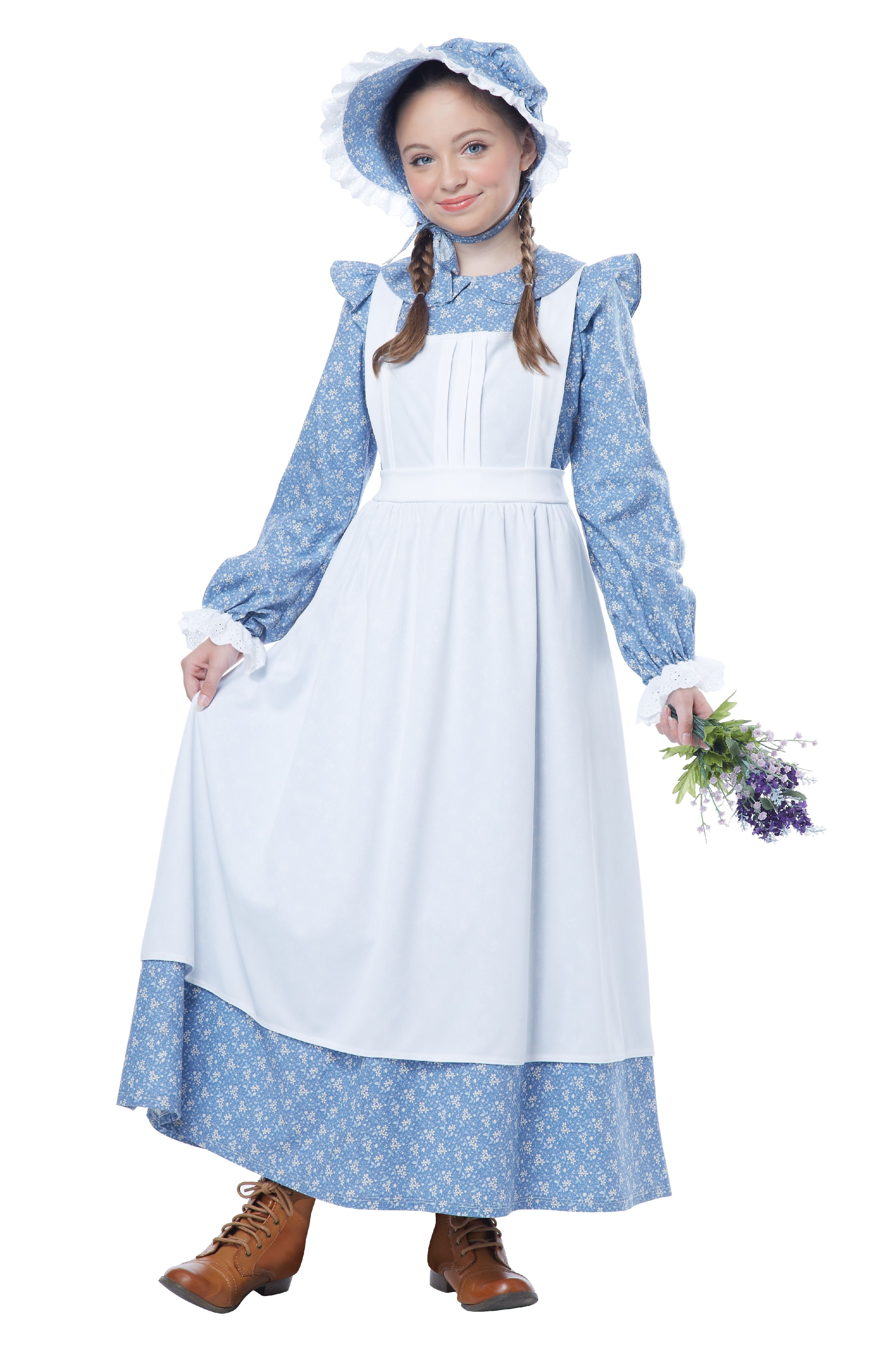 Pioneer Wizard of Oz Girl's Halloween Fancy-Dress Costume for Child, XS | Prairie Lane - View 1