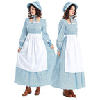 Colonial Dress Women's Prairie Pioneer Dress Floral Pilgrim Dress Civil War | Prairie Lane - View 1