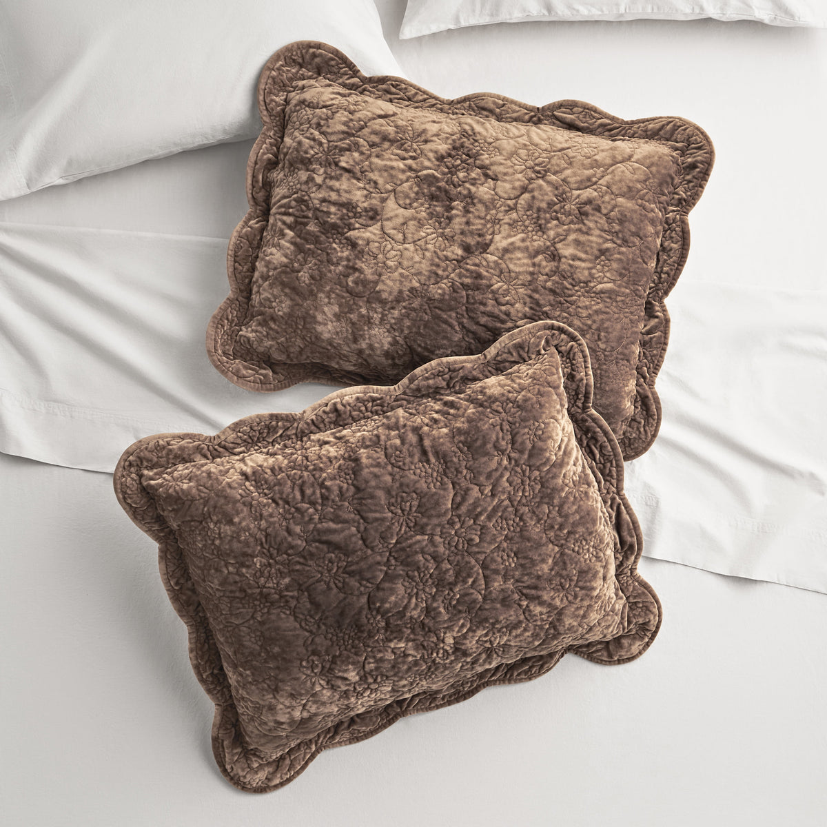 Agatha Floral Gauze Pillow Sham, Standard, Blue Dust, 2 Pack | Prairie Lane