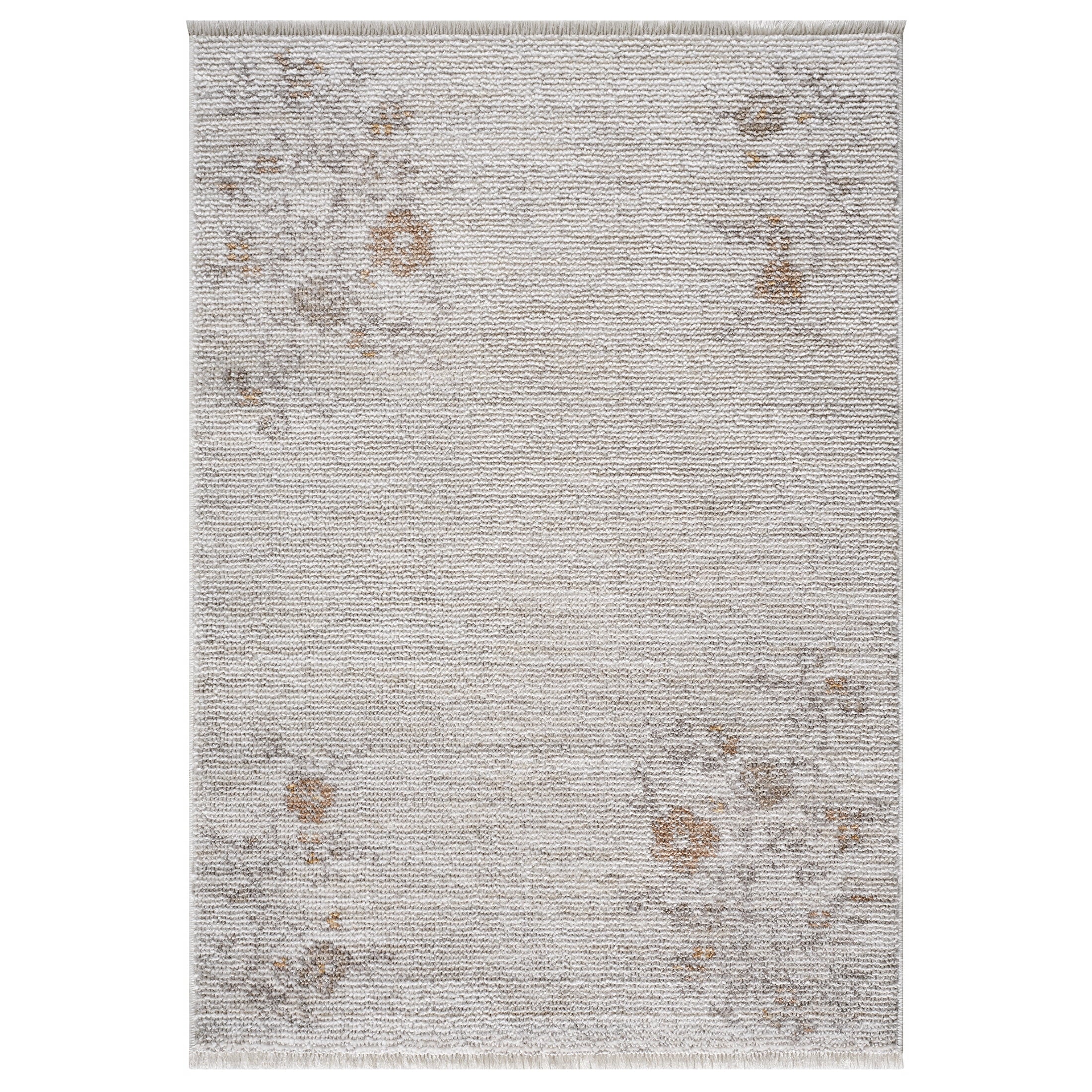 Grey Antique Floral Scatter Accent Rug, 30" x 46" | Prairie Lane - View 1