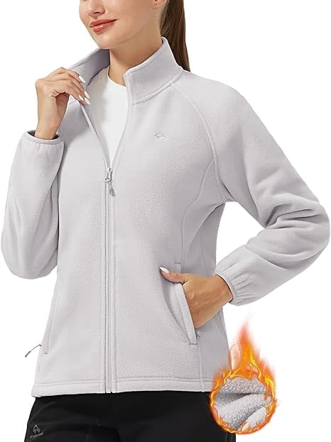Athleisure Fleece Long Sleeve Jacket, Women's | Prairie Lane - View 1