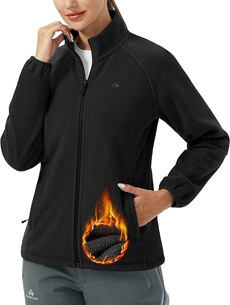 Athleisure Fleece Long Sleeve Jacket, Women's | Prairie Lane