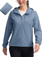 Women‘s UPF 50+ Windbreaker Jacket, Lightweight Packable Sun Protection Hoodie | Prairie Lane - View 1