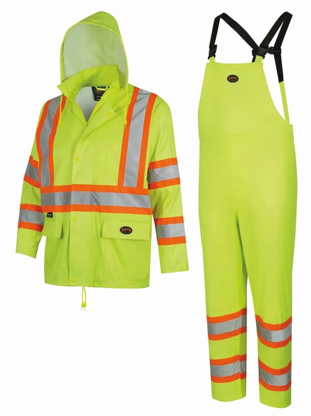 Pioneer V1080160U-XL Lightweight Hi-Vis Safety Rain Suit | Prairie Lane - View 1
