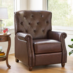 Pioneer Woman Harper Leather Recliner with Whiskey Upholstery
