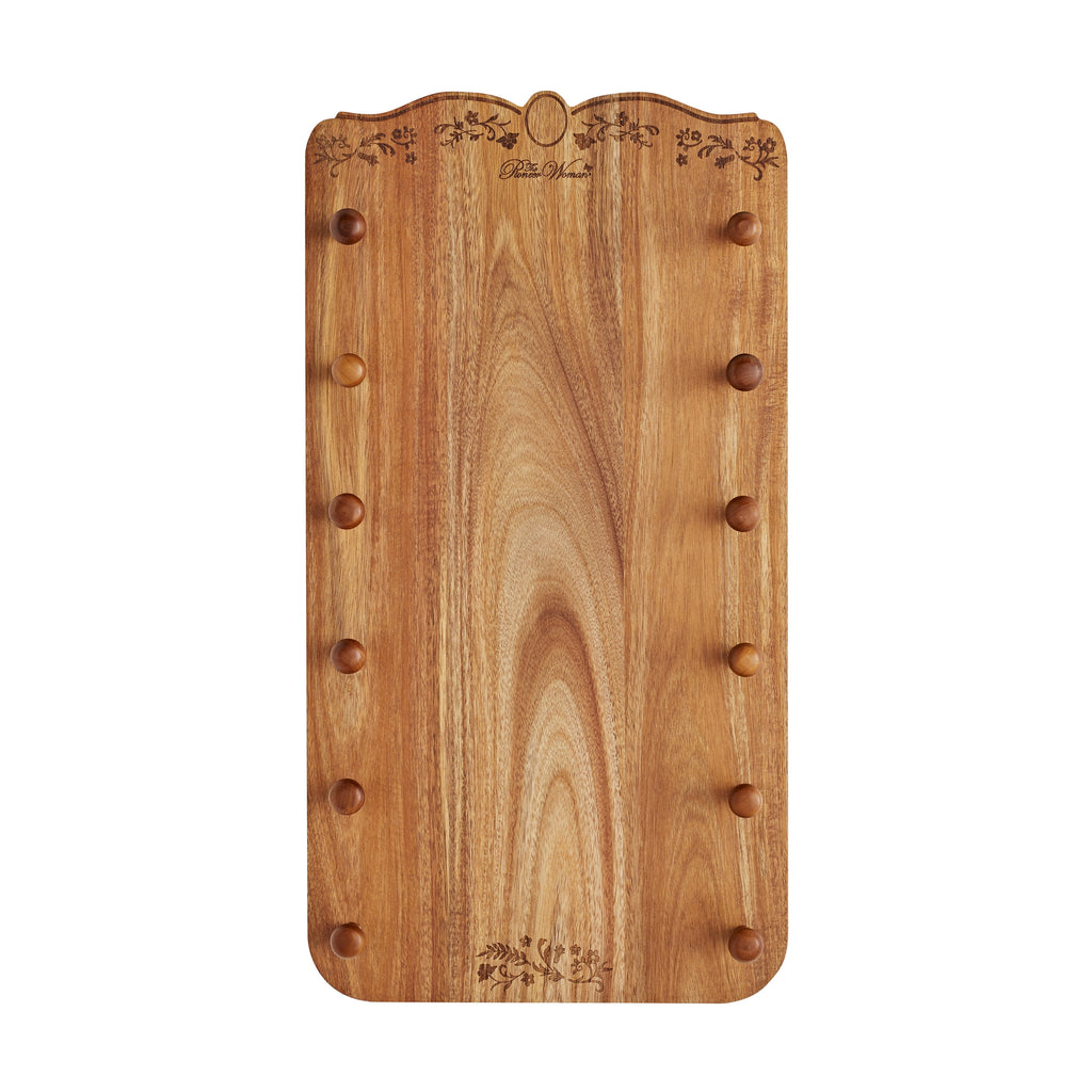 26-inch x 14-inch Wood Rolling Pin Rack | Prairie Lane - View 1