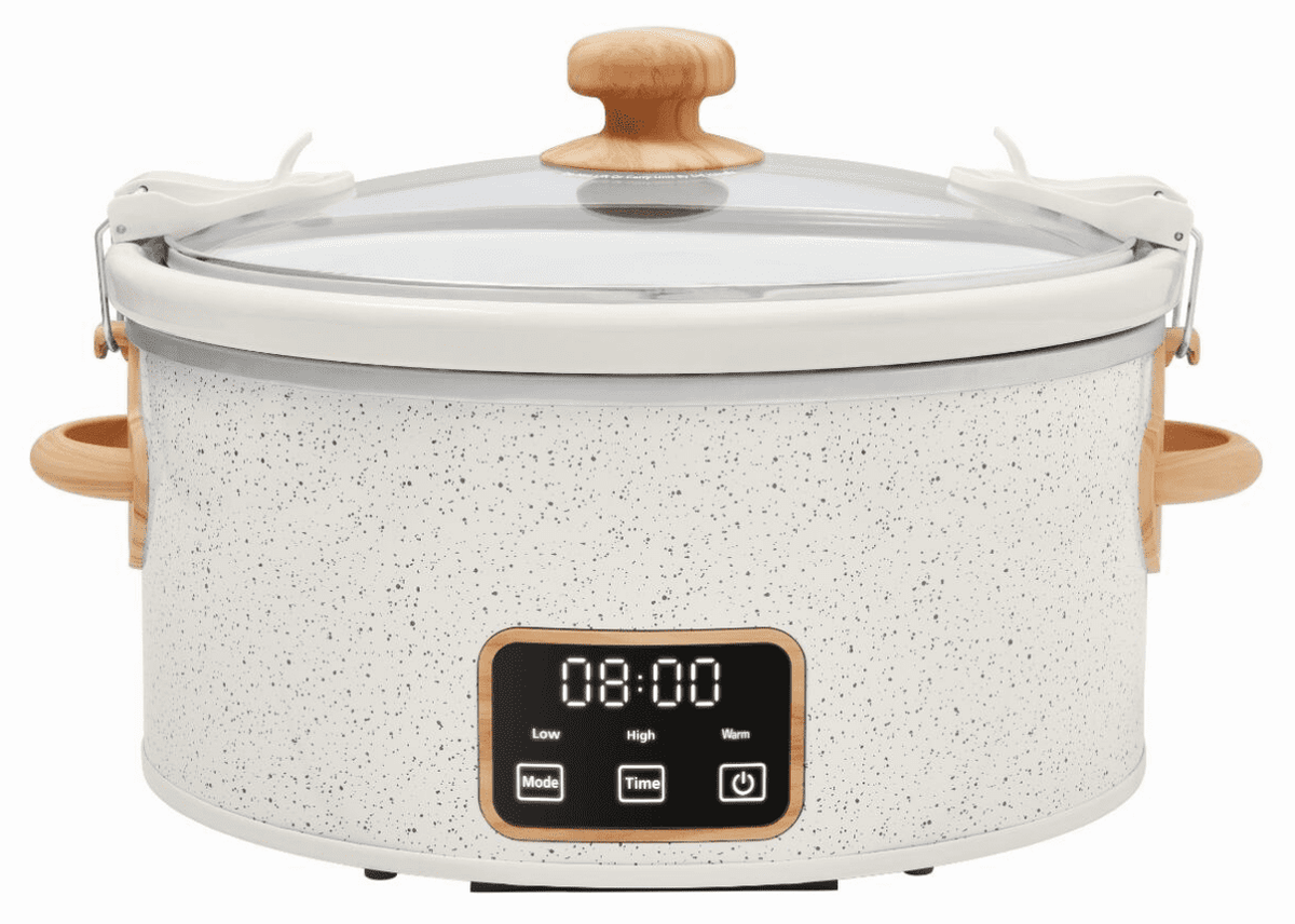 The Pioneer Woman Teal Speckle 6 Quart Slow Cooker
