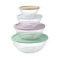 8-Piece Glass Mixing Bowl Set | Prairie Lane - View 1