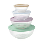 8-Piece Glass Mixing Bowl Set | Prairie Lane - View 1