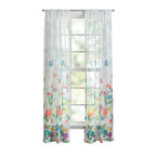 Blooming Bouquet Curtain Panel Pair, Set of 2, Floral, 40"W x 84"L | Prairie Lane - View 1