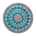 Braided Floral Round Rug, 48" | Prairie Lane - View 1