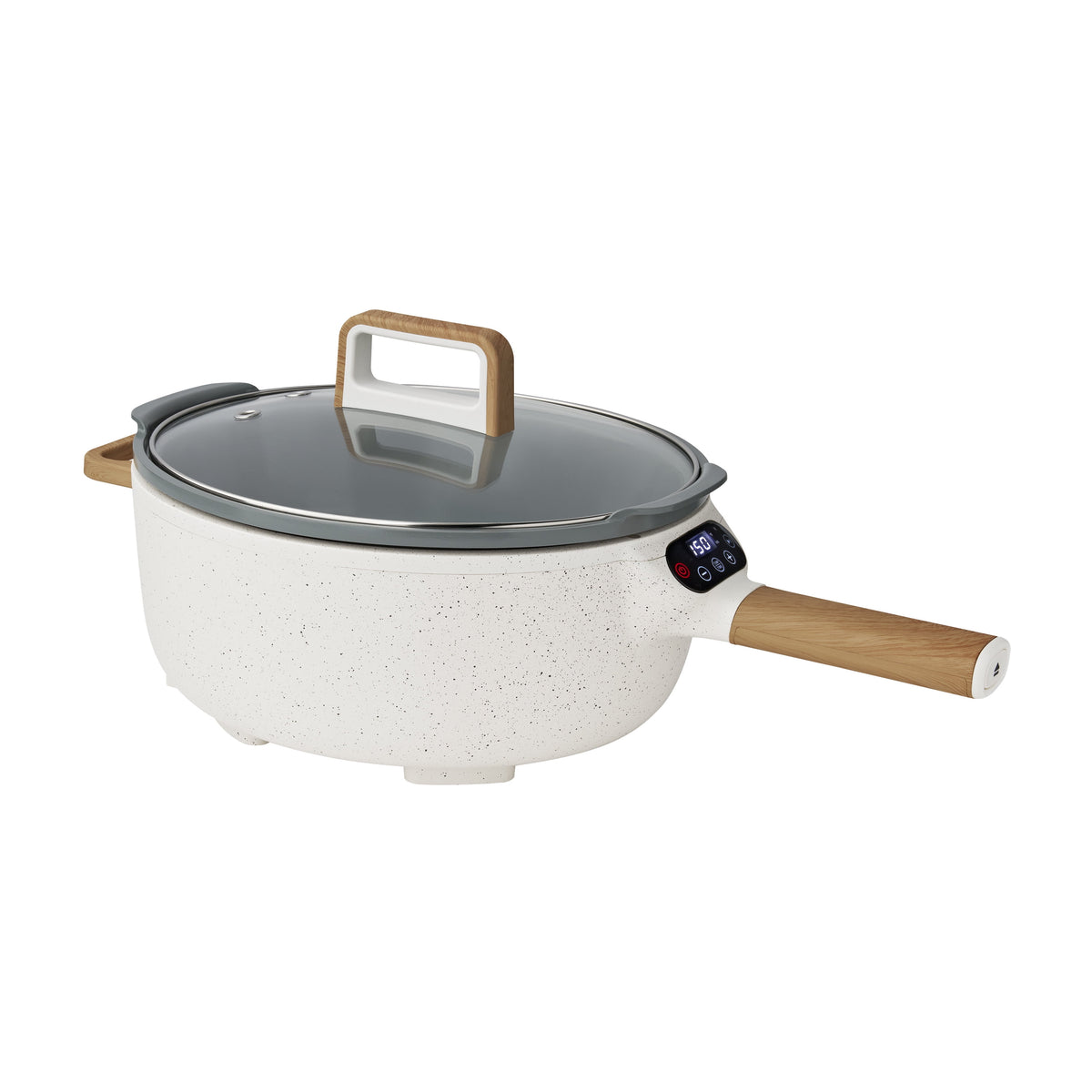 Electric Skillet with Detachable Handle | Prairie Lane - View 1