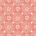 Green Floral Geo Peel And Stick Vinyl Wallpaper | Prairie Lane - View 1