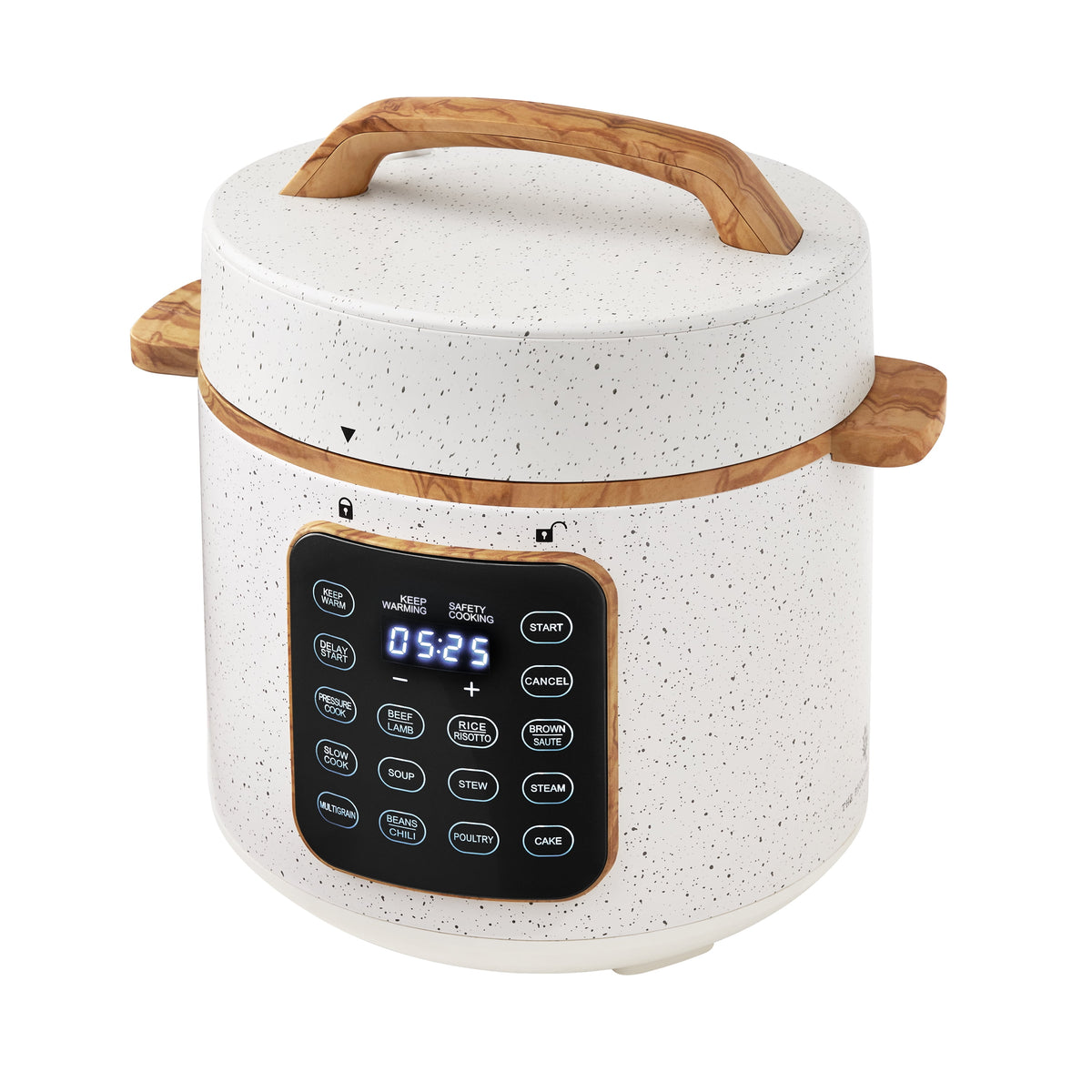Linen Speckle 6-Quart Pressure Cooker with Touch Control Display | Prairie Lane - View 1