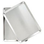 Naturals Aluminum 2 Pack Half Sheet Set Silver 17.1" x 12.1" x 1" | Prairie Lane - View 1