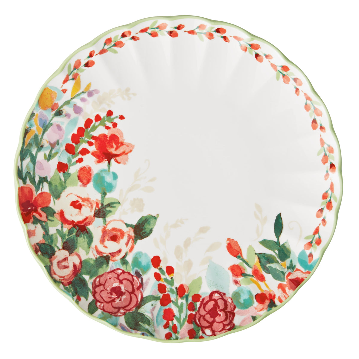 Painted Meadow 12-Piece Ceramic Dinnerware Set | Prairie Lane - View 1