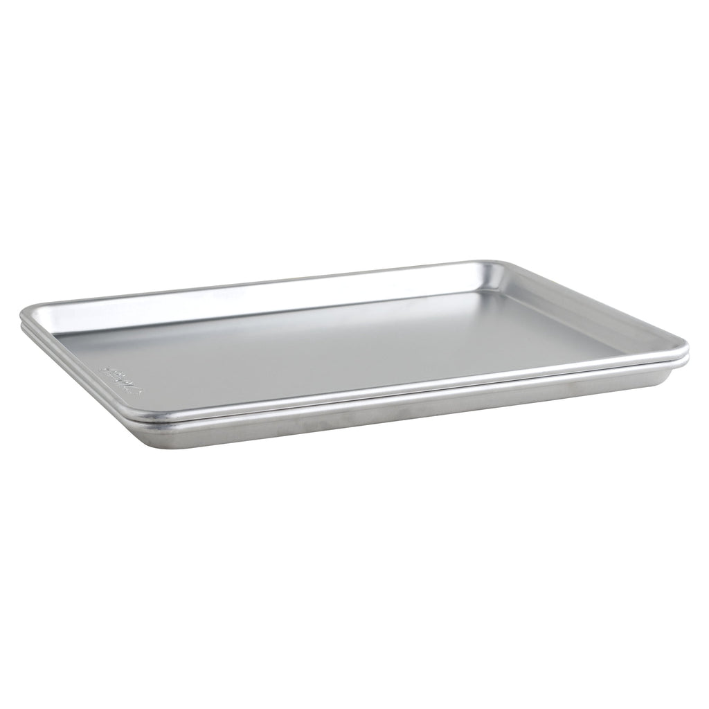 Naturals Aluminum 2 Pack Half Sheet Set Silver 17.1" x 12.1" x 1" | Prairie Lane - View 6