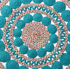 Braided Floral Round Rug, 48" | Prairie Lane - View 5