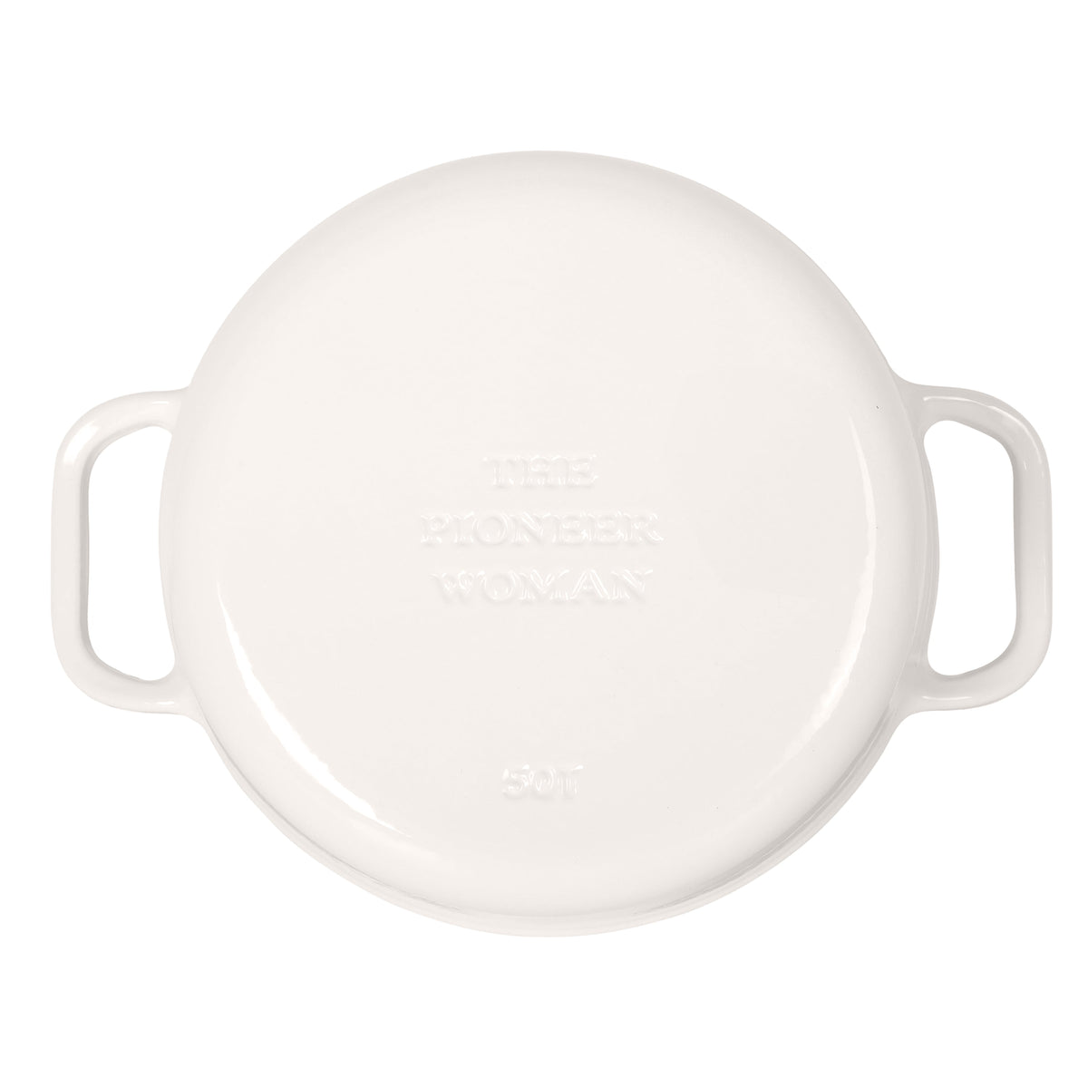 The Pioneer Woman 5-Quart Enameled Cast Iron Dutch Oven with Lid, Linen