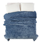 Eloise Floral Velvet Quilt, Full/Queen, Blue Dust Bedding | Prairie Lane - View 7