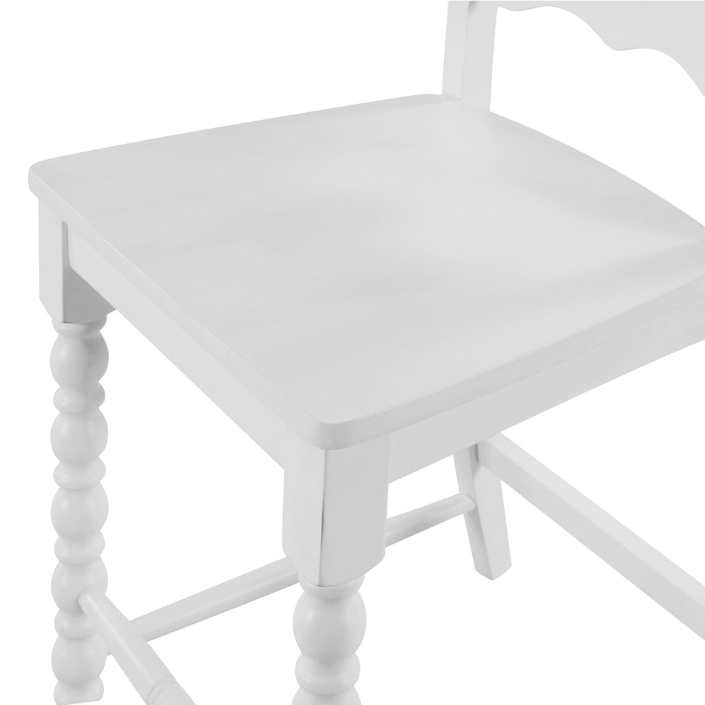 The Pioneer Woman Harper Counter-height Wood Stools, 2 Pack, White