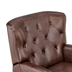 Pioneer Woman Harper Leather Recliner with Whiskey Upholstery