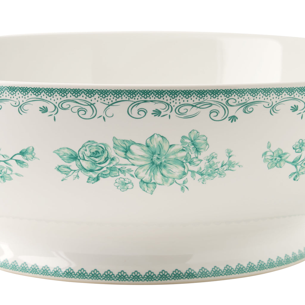 The Pioneer Woman Agatha Stoneware 11-inch Serving Bowl, Green