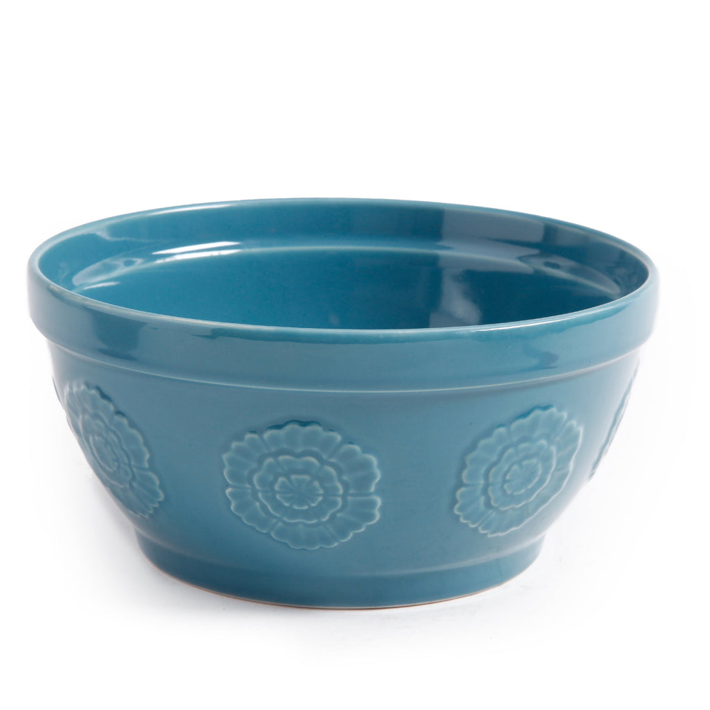 Cornucopia Ceramic Mixing Bowl Set, 3 Piece | Prairie Lane - View 4