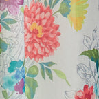 Blooming Bouquet Curtain Panel Pair, Set of 2, Floral, 40"W x 84"L | Prairie Lane - View 4