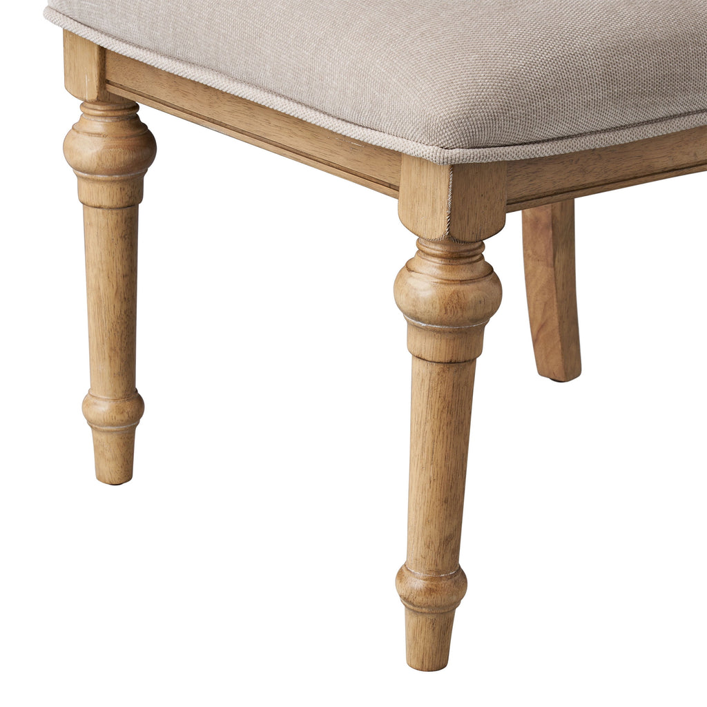 The Pioneer Woman Willa Rounded Back Dining Chairs, Heirloom Wheat, Set of 2