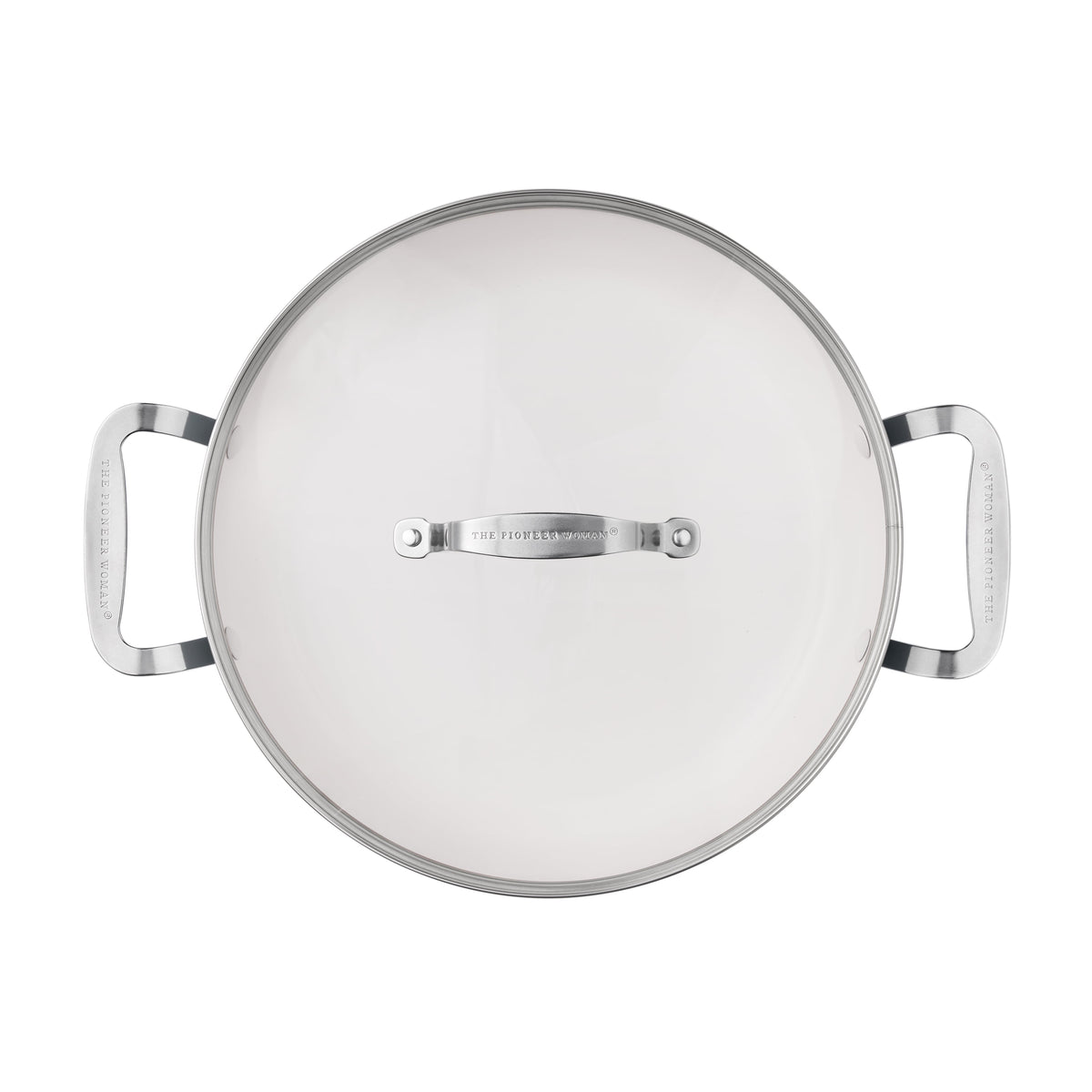 Harlow 12" Ceramic Non-Stick Everyday Pan with Lid, Denim Blue | Prairie Lane - View 5