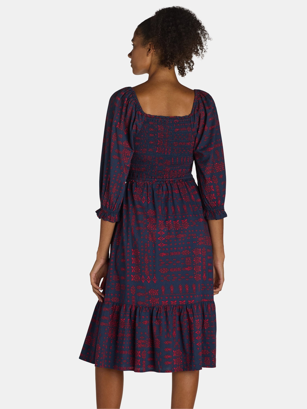 Smocked Bodice Midi Dress, Women’s and Women’s Plus, Sizes XS-3X | Prairie Lane - View 2