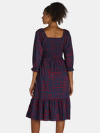 Smocked Bodice Midi Dress, Women’s and Women’s Plus, Sizes XS-3X | Prairie Lane - View 2