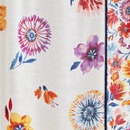 Sheer Cotton Curtain Panel, Floral,1 Panel, 50"W x 84"L | Prairie Lane - View 4