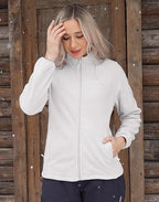 Athleisure Fleece Long Sleeve Jacket, Women's | Prairie Lane - View 3