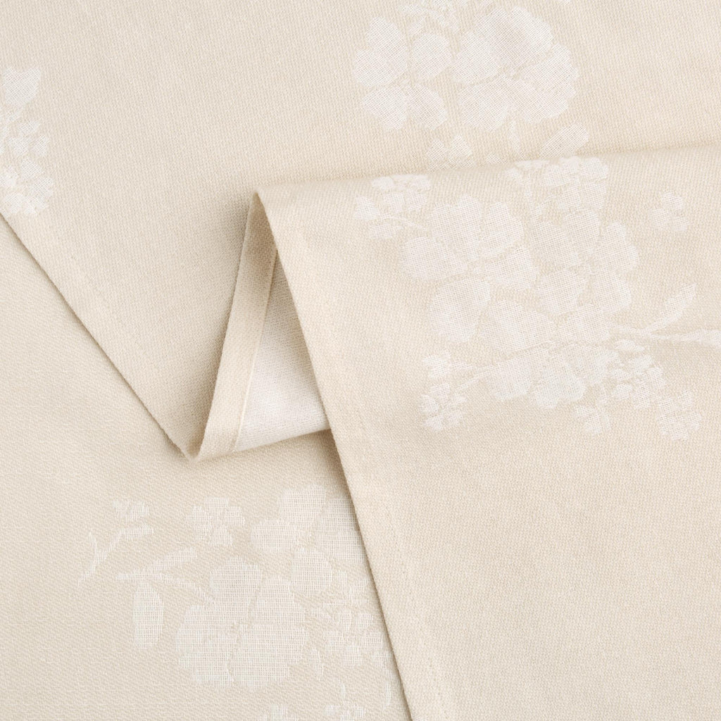 The Pioneer Woman Tonal Floral Jacquard Woven Fabric Tablecloth, Light Taupe, 60"W x 102"L