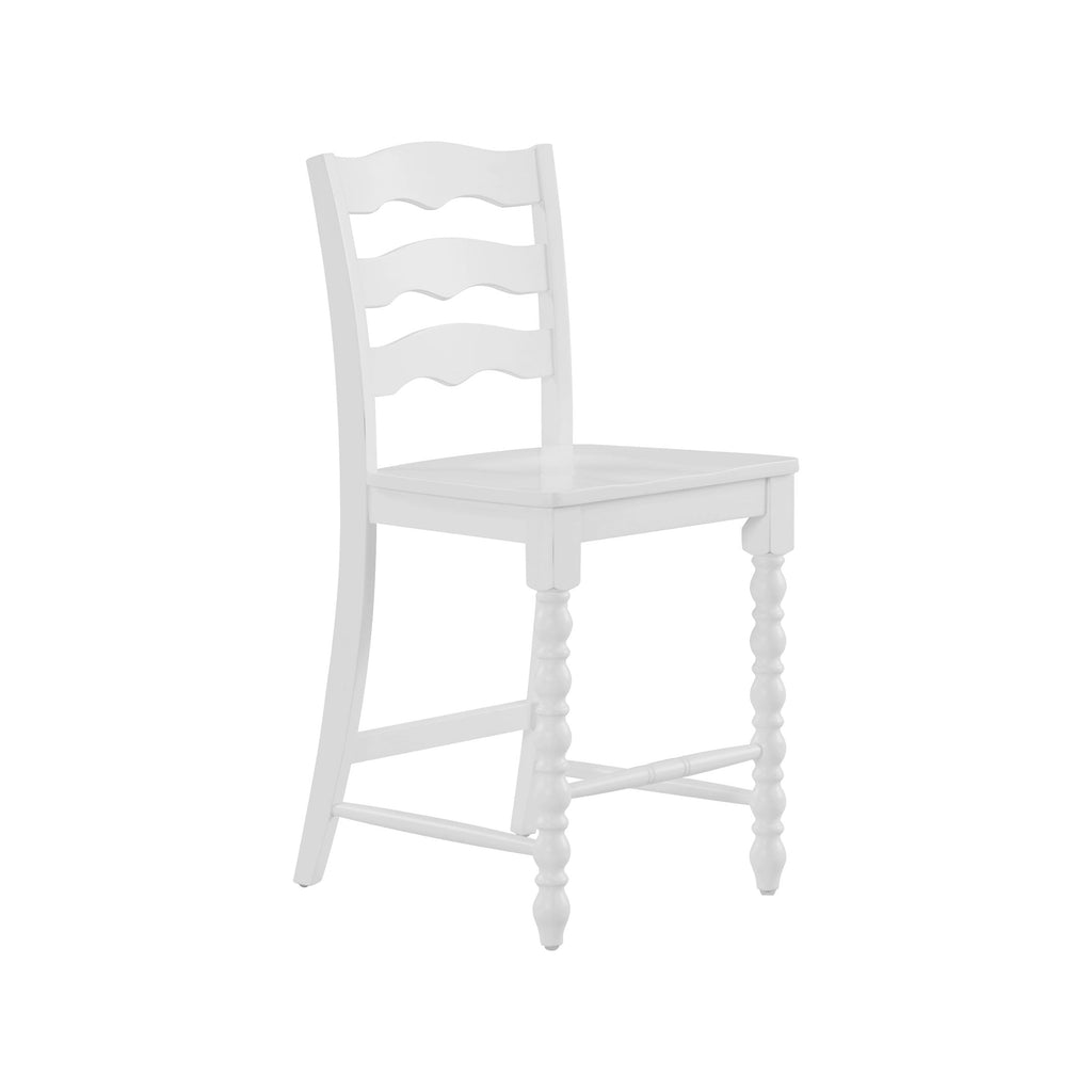 The Pioneer Woman Harper Counter-height Wood Stools, 2 Pack, White