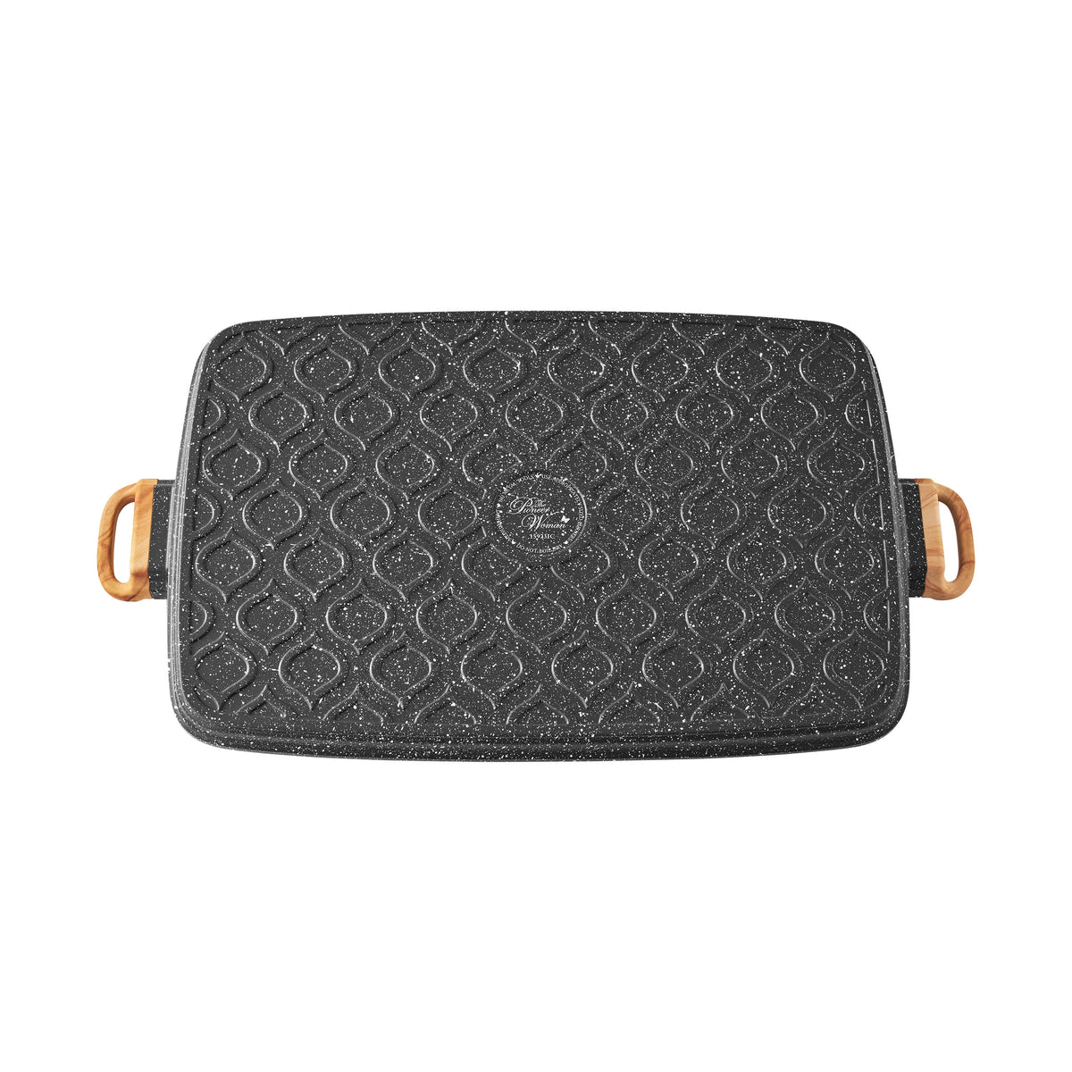 Prairie Signature Cast Aluminum Double Griddle, Charcoal Speckle | Prairie Lane - View 5