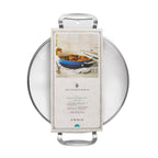 Harlow 12" Ceramic Non-Stick Everyday Pan with Lid, Denim Blue | Prairie Lane - View 10