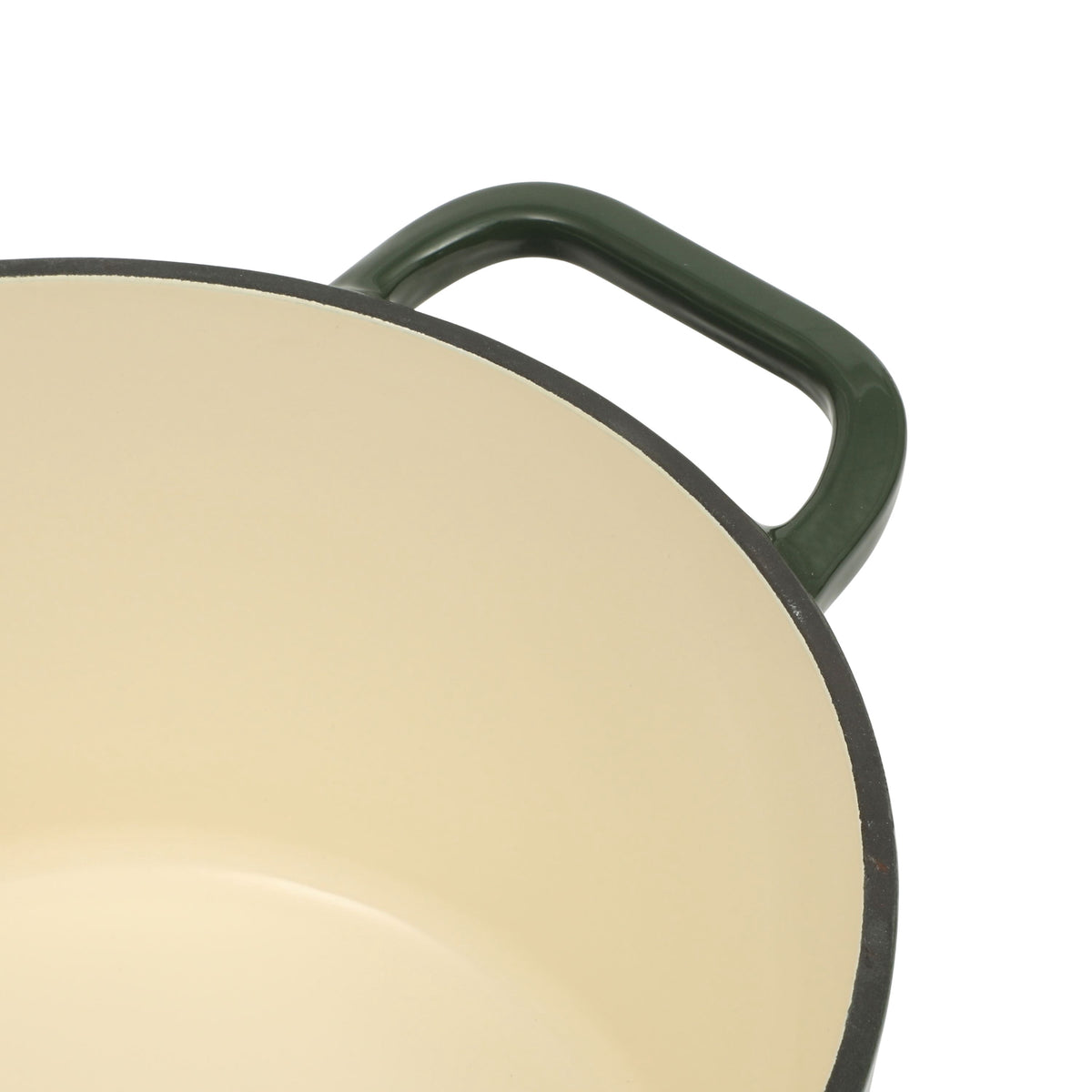 The Pioneer Woman 5-Quart Enamel Cast Iron Dutch Oven with Lid, Dark Green