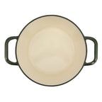 The Pioneer Woman 5-Quart Enamel Cast Iron Dutch Oven with Lid, Dark Green