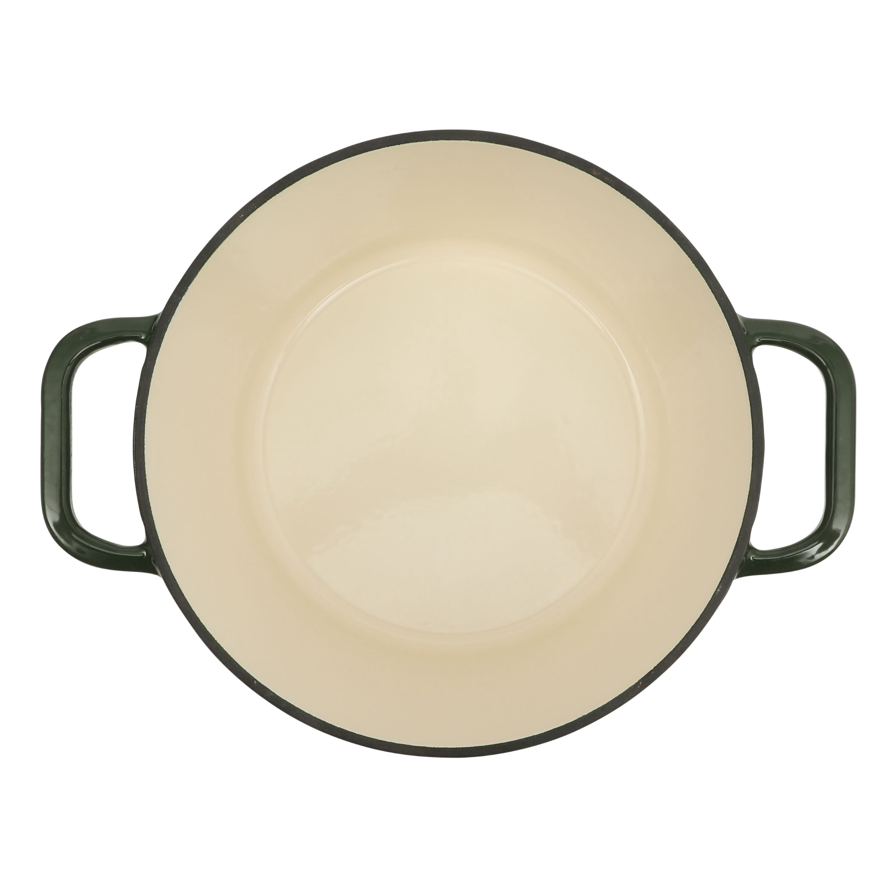 The Pioneer Woman 5-Quart Enamel Cast Iron Dutch Oven with Lid, Dark Green